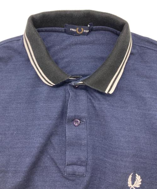 FRED PERRY（フレッドペリー）FRED PERRY (フレッドペリー) ポロシャツ ネイビー サイズ:Lの古着・服飾アイテム