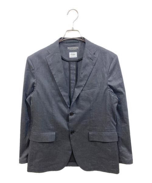 BEAUTY&YOUTH UNITED ARROWS（ビューティーアンドユースユナイテッドアローズ）BEAUTY&YOUTH UNITED ARROWS (ビューティーアンドユースユナイテッドアローズ) ドライポリエステル 2ボタン ジャケット グレー サイズ:Mの古着・服飾アイテム