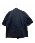 masu (エムエーエスユー) HALF SLEEVE COTTON JACKET ブラック サイズ:46：7000円