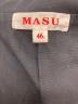 中古・古着 masu (エムエーエスユー) HALF SLEEVE COTTON JACKET ブラック サイズ:46：7000円
