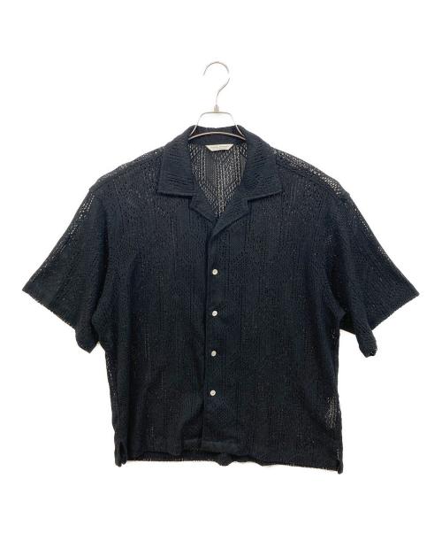 JOURNAL STANDARD（ジャーナルスタンダード）JOURNAL STANDARD (ジャーナルスタンダード) メッシュシャツ ブラック サイズ:Mの古着・服飾アイテム