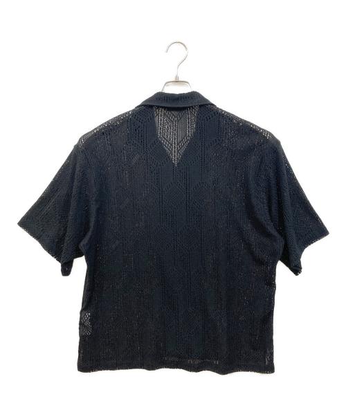 JOURNAL STANDARD（ジャーナルスタンダード）JOURNAL STANDARD (ジャーナルスタンダード) メッシュシャツ ブラック サイズ:Mの古着・服飾アイテム