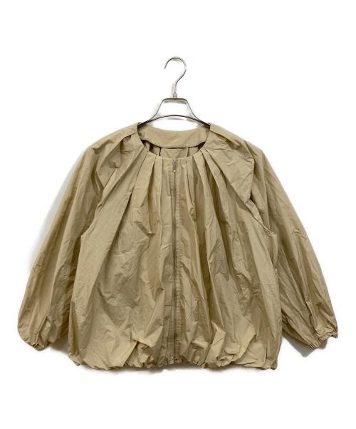 BEARDSLEY（ビアズリー）BEARDSLEY (ビアズリー) タフタバルーンブルゾン ベージュ サイズ:FREEの古着・服飾アイテム