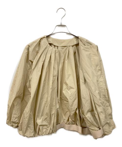 BEARDSLEY（ビアズリー）BEARDSLEY (ビアズリー) タフタバルーンブルゾン ベージュ サイズ:FREEの古着・服飾アイテム