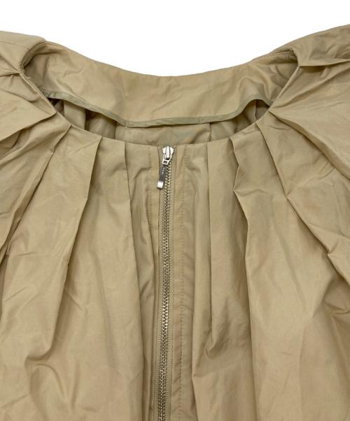 BEARDSLEY（ビアズリー）BEARDSLEY (ビアズリー) タフタバルーンブルゾン ベージュ サイズ:FREEの古着・服飾アイテム