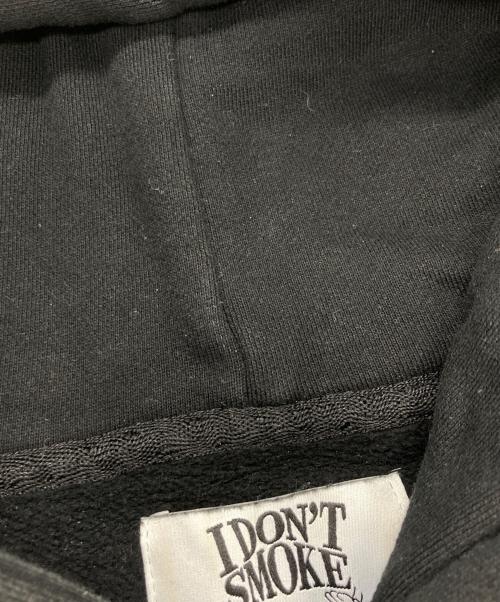 I DON'T SMOKE（アイドントスモーク）I DON'T SMOKE (アイドントスモーク) ラインストーン装飾フーディー ブラック サイズ:Sの古着・服飾アイテム