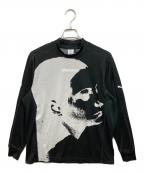 PUMAプーマ）の古着「leasures Long Sleeve T-shirt」｜ブラック