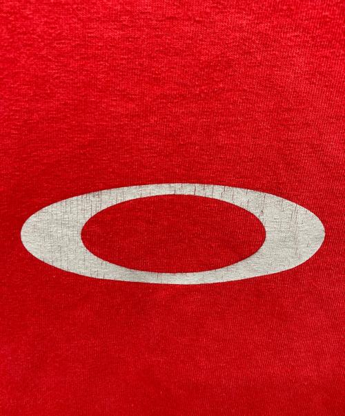 OAKLEY（オークリー）OAKLEY (オークリー) プリントTシャツ レッド サイズ:Lの古着・服飾アイテム