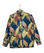 Sun Surfサンサーフ）の古着「L/S ALOHA DESIGN SHIRTS」｜ネイビー