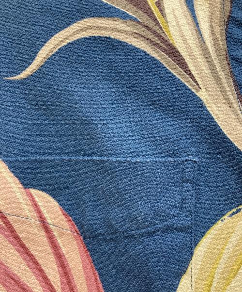 Sun Surf（サンサーフ）Sun Surf (サンサーフ) L/S ALOHA DESIGN SHIRTS ネイビー サイズ:Mの古着・服飾アイテム