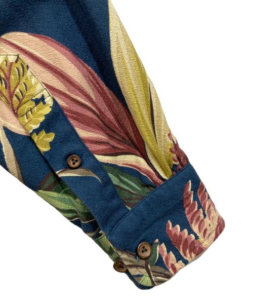 Sun Surf（サンサーフ）Sun Surf (サンサーフ) L/S ALOHA DESIGN SHIRTS ネイビー サイズ:Mの古着・服飾アイテム