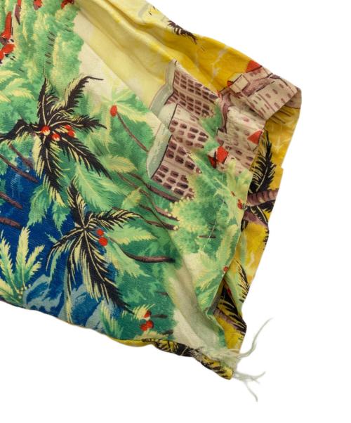 PALI HAWAIIAN STYLE（パリ・ハワイアン・スタイル）PALI HAWAIIAN STYLE (パリ・ハワイアン・スタイル) ハワイアンシャツ イエロー サイズ:不明（実寸をご確認ください）の古着・服飾アイテム