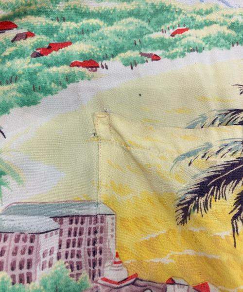 PALI HAWAIIAN STYLE（パリ・ハワイアン・スタイル）PALI HAWAIIAN STYLE (パリ・ハワイアン・スタイル) ハワイアンシャツ イエロー サイズ:不明（実寸をご確認ください）の古着・服飾アイテム