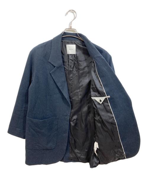 Spick and Span（スピック＆スパン）Spick and Span (スピックアンドスパン) アウトポケットロングジャケット ネイビー サイズ:36の古着・服飾アイテム