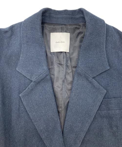 Spick and Span（スピック＆スパン）Spick and Span (スピックアンドスパン) アウトポケットロングジャケット ネイビー サイズ:36の古着・服飾アイテム
