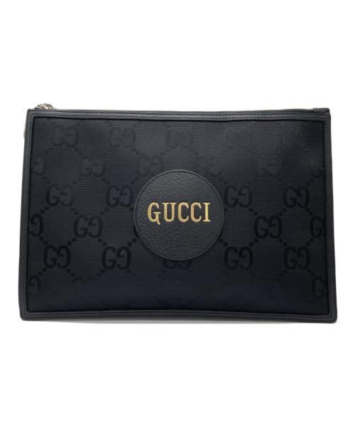 GUCCI（グッチ）GUCCI (グッチ) クラッチバッグ ブラックの古着・服飾アイテム