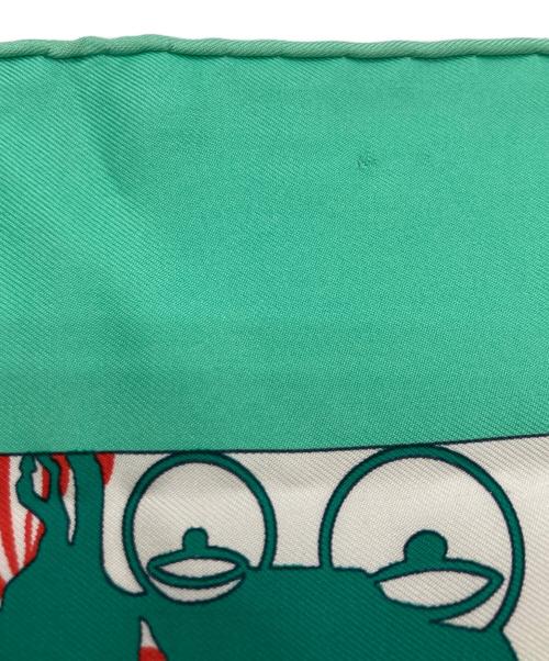 HERMES（エルメス）HERMES (エルメス) カレ90 グリーンの古着・服飾アイテム