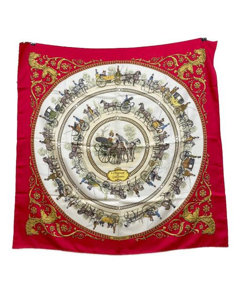 HERMES（エルメス）HERMES (エルメス) カレ90 レッドの古着・服飾アイテム