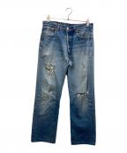 LEVI'Sリーバイス）の古着「ダメージ加工デニムパンツ」｜インディゴ