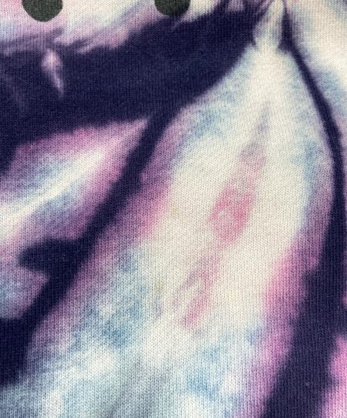 stussy（ステューシー）stussy (ステューシー) タイダイ柄スウェット パープル サイズ:Mの古着・服飾アイテム