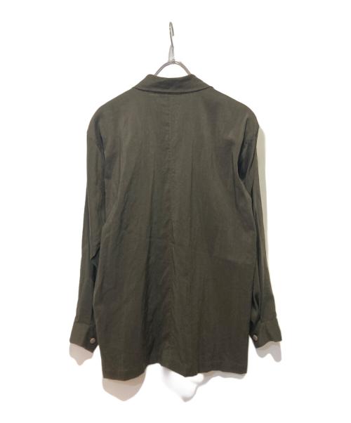 ISSEY MIYAKE（イッセイミヤケ）ISSEY MIYAKE (イッセイミヤケ) オールドウールシャツ ブラウン サイズ:Ｍの古着・服飾アイテム