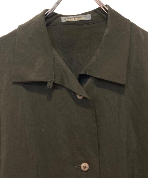 ISSEY MIYAKE（イッセイミヤケ）ISSEY MIYAKE (イッセイミヤケ) オールドウールシャツ ブラウン サイズ:Ｍの古着・服飾アイテム