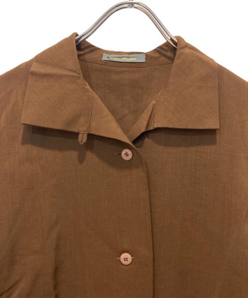 ISSEY MIYAKE（イッセイミヤケ）ISSEY MIYAKE (イッセイミヤケ) オールドウールシャツ ブラウン サイズ:Ｍの古着・服飾アイテム