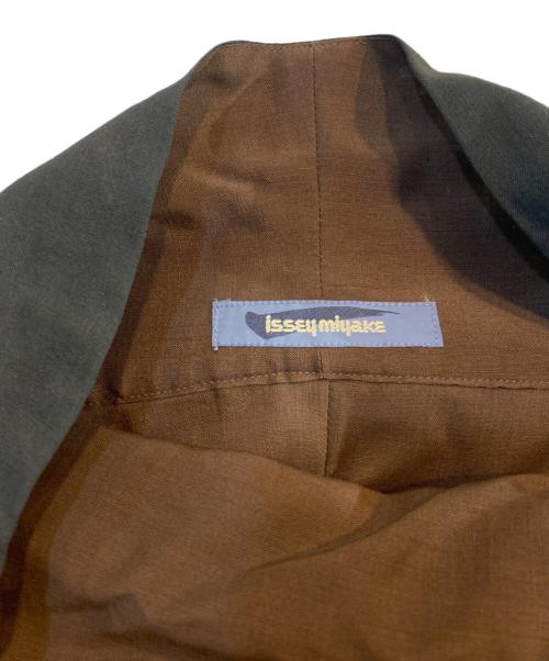 ISSEY MIYAKE（イッセイミヤケ）ISSEY MIYAKE (イッセイミヤケ) オールドハイウエストウールスカート ブラウン サイズ:Ｍの古着・服飾アイテム
