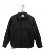 Pherrow'sフェローズ）の古着「WOOL WORK SHIRTS」｜ブラック
