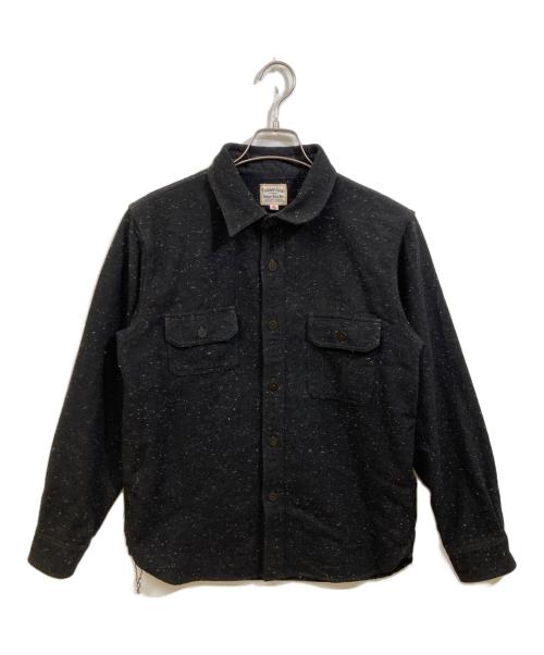 Pherrow's（フェローズ）Pherrow's (フェローズ) WOOL WORK SHIRTS ブラック サイズ:38の古着・服飾アイテム