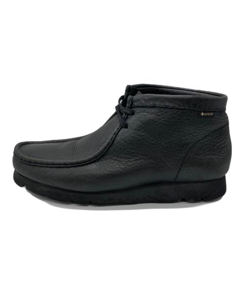 CLARKS（クラークス）CLARKS (クラークス) レザーワラビーブーツ ブラック サイズ:UK8 1/2の古着・服飾アイテム