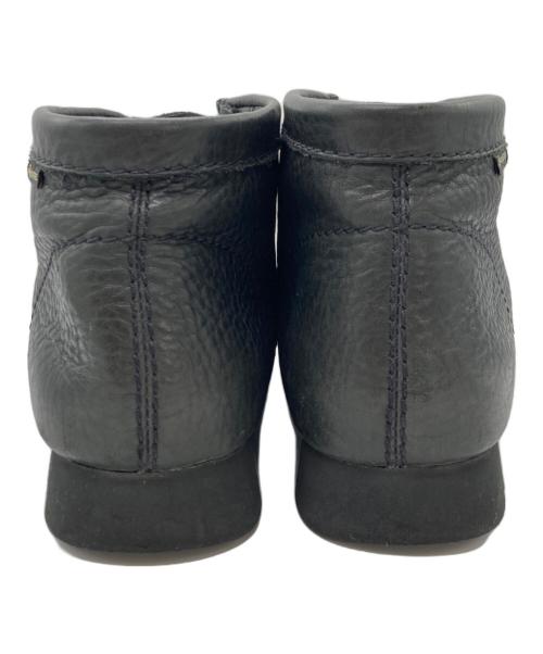 CLARKS（クラークス）CLARKS (クラークス) レザーワラビーブーツ ブラック サイズ:UK8 1/2の古着・服飾アイテム