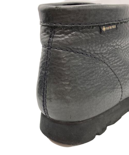 CLARKS（クラークス）CLARKS (クラークス) レザーワラビーブーツ ブラック サイズ:UK8 1/2の古着・服飾アイテム