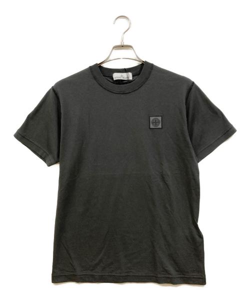 STONE ISLAND（ストーンアイランド）STONE ISLAND (ストーンアイランド) ロゴTシャツ グレー サイズ:Sの古着・服飾アイテム