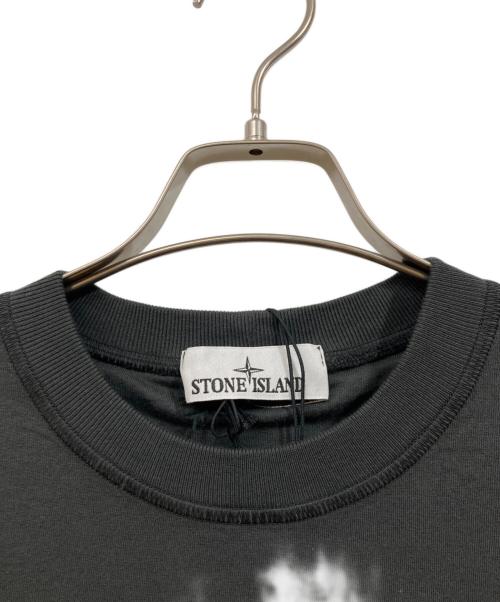 STONE ISLAND（ストーンアイランド）STONE ISLAND (ストーンアイランド) ロゴTシャツ グレー サイズ:Sの古着・服飾アイテム