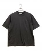 STONE ISLANDストーンアイランド）の古着「ロゴ パッチ クルーネック T シャツ」｜グレー