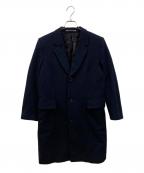 PAUL SMITHポールスミス）の古着「WOOL CHESTER COAT」｜ネイビー
