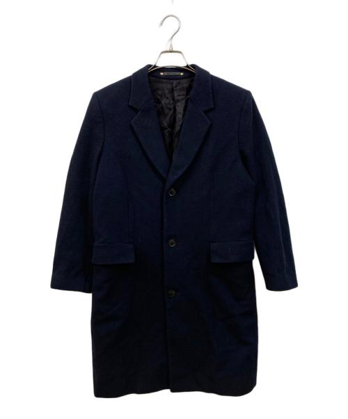 PAUL SMITH（ポールスミス）PAUL SMITH (ポールスミス) WOOL CHESTER COAT ネイビー サイズ:M2の古着・服飾アイテム