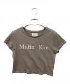 Matin Kimマーティン・キム）の古着「ロゴＴシャツ」｜ブラウン