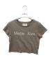 Matin Kim（マーティン・キム）の古着「ロゴＴシャツ」｜ブラウン
