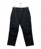 CarHarttカーハート）の古着「Double-Front WORK DUNGAREE」｜ブラック
