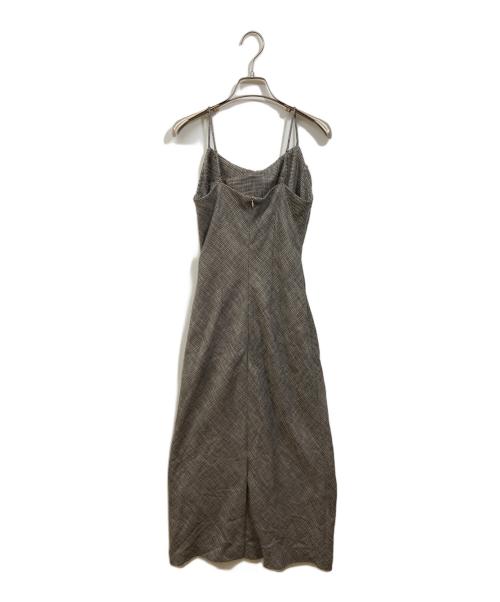 Snidel（スナイデル）Snidel (スナイデル) デザインキャミワンピース ベージュ サイズ:SIZE1の古着・服飾アイテム