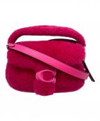 COACHコーチ）の古着「タビー ショルダー バッグ 18・シアリング」｜ピンク