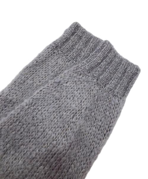 CURRENTAGE（カレンテージ）CURRENTAGE (カレンテージ) カレンテージ モンゴリア ニットカーディガン シャギーニット ライトグレー サイズ:SIZE Freeの古着・服飾アイテム