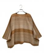 PLEATS PLEASEプリーツプリーズ）の古着「長袖カットソー」｜ベージュ