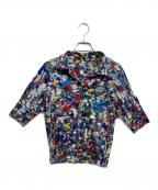 PLEATS PLEASEプリーツプリーズ）の古着「総柄ブラウス」｜マルチカラー