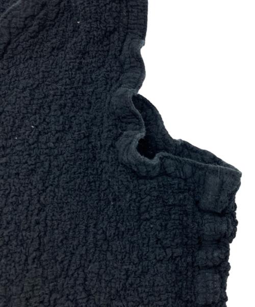 me ISSEY MIYAKE（ミーイッセイ ミヤケ）me ISSEY MIYAKE (ミーイッセイ ミヤケ) ノースリーブカットソー ブラック サイズ:-の古着・服飾アイテム
