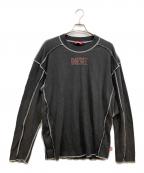 DIESELディーゼル）の古着「T-Craor-LS」｜ブラック