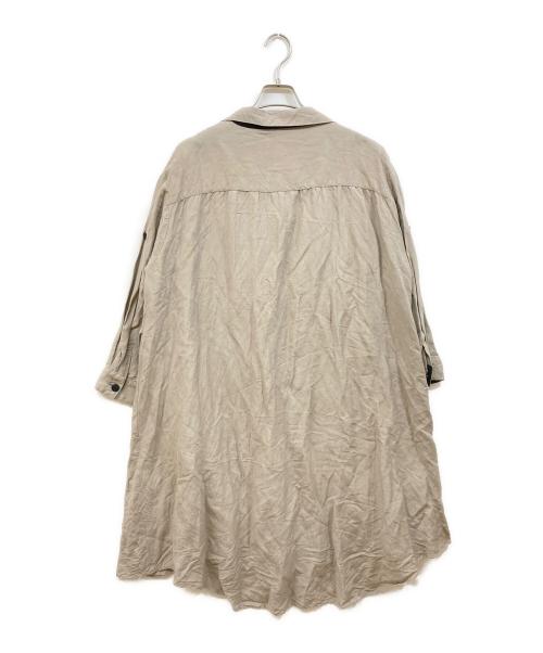 MOI（モイ）MOI (モイ) リネンレーヨンワンピース ベージュ サイズ:Fの古着・服飾アイテム