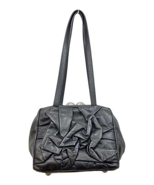 kawa-kawa（カワカワ）kawa-kawa (カワカワ) がま口ショルダーバッグ ブラックの古着・服飾アイテム